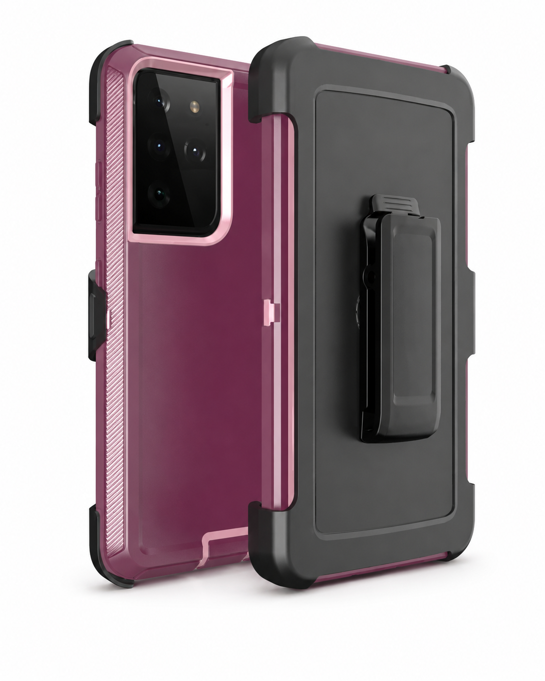 3-in-1 Heavy Duty Armor Case with Belt Clip — Samsung Galaxy S9 Plus