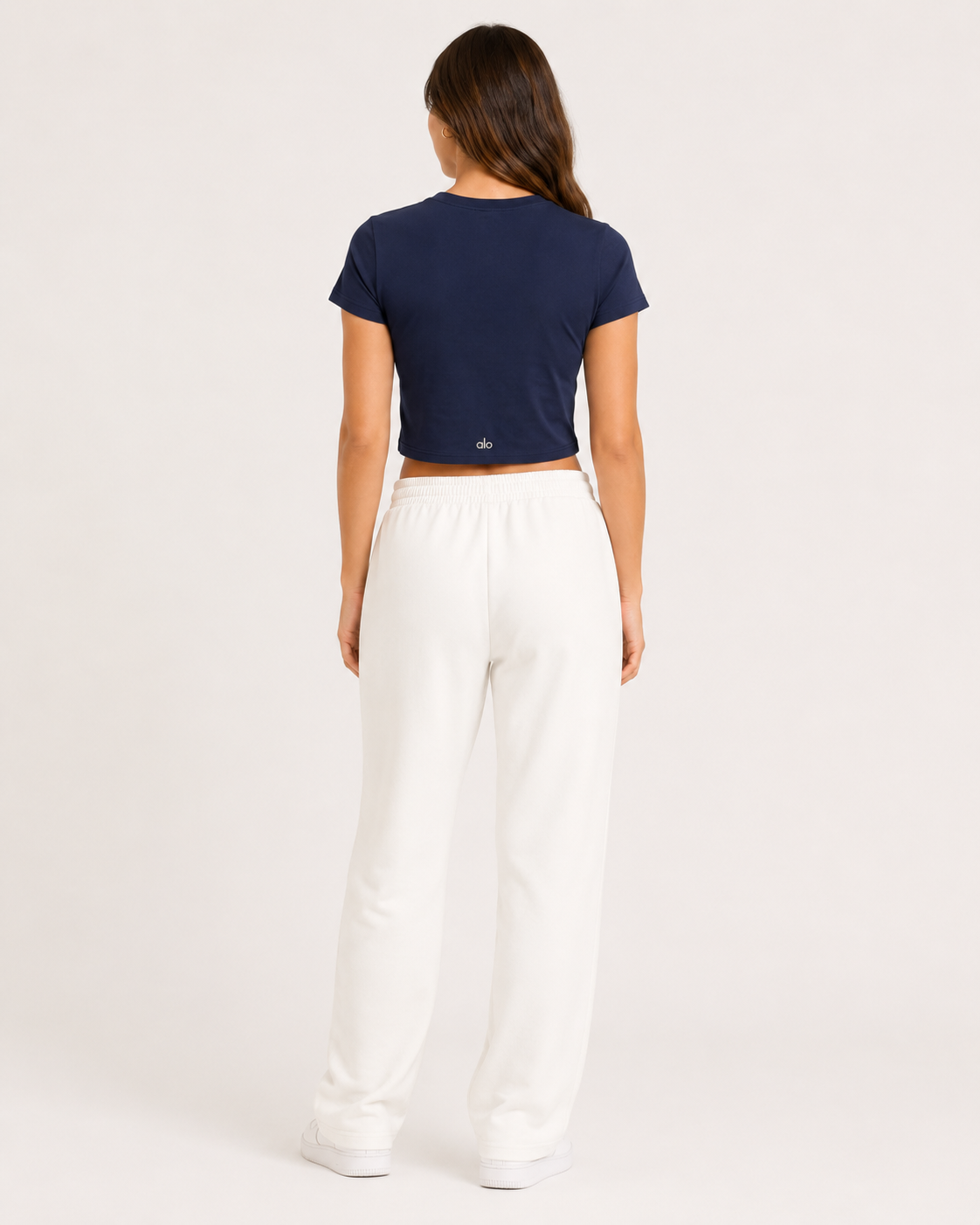 Alo Yoga Alosoft Crop Finesse Short Sleeve thumb 3