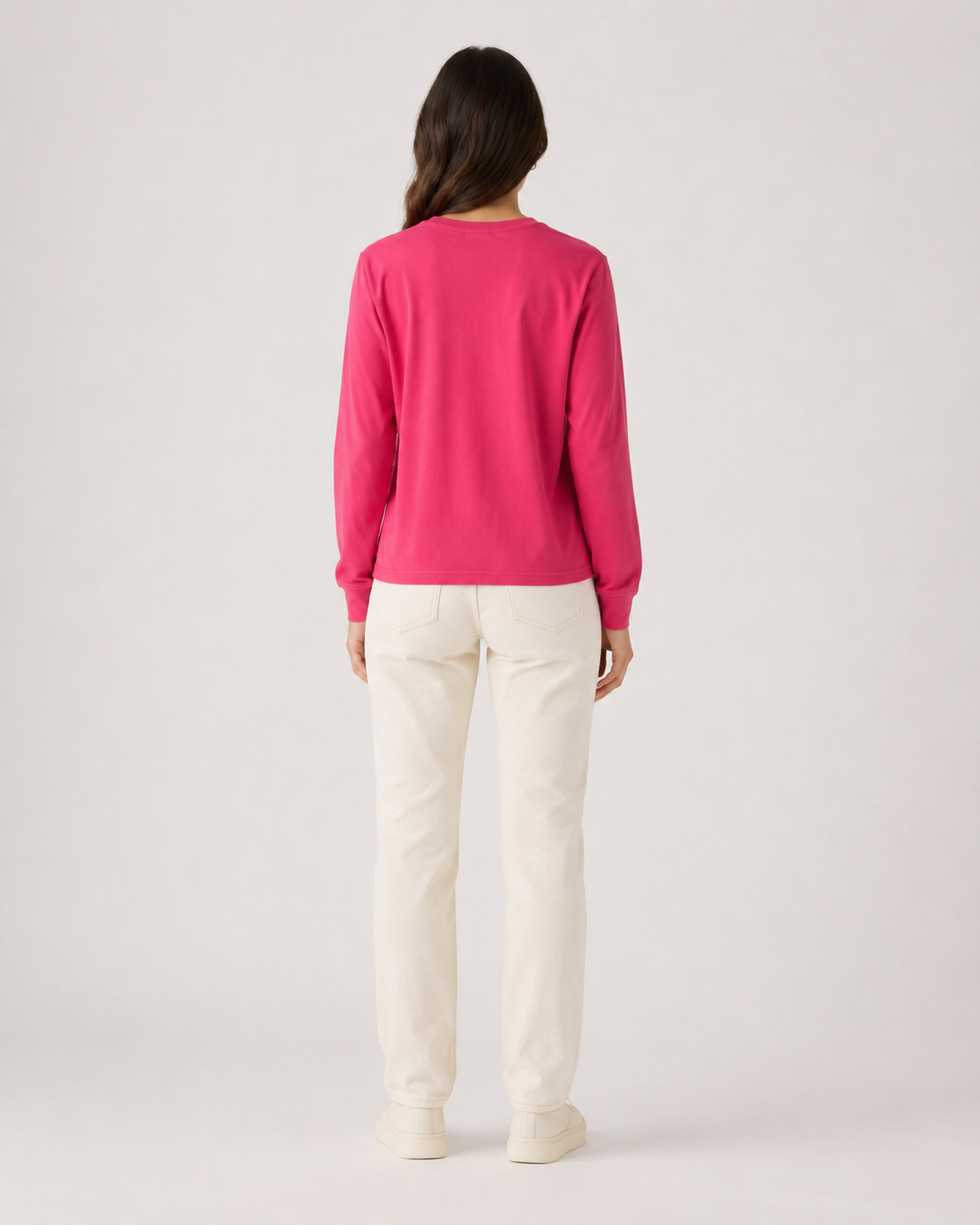 Levi's Girls Pink Floral Logo Long Sleeve Top thumb 3