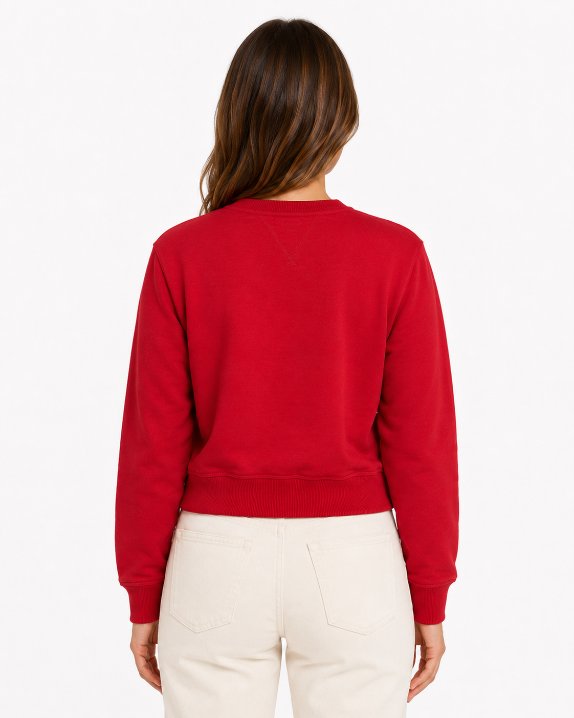 Tommy Hilfiger Girls Red Logo Sweatshirt thumb 3