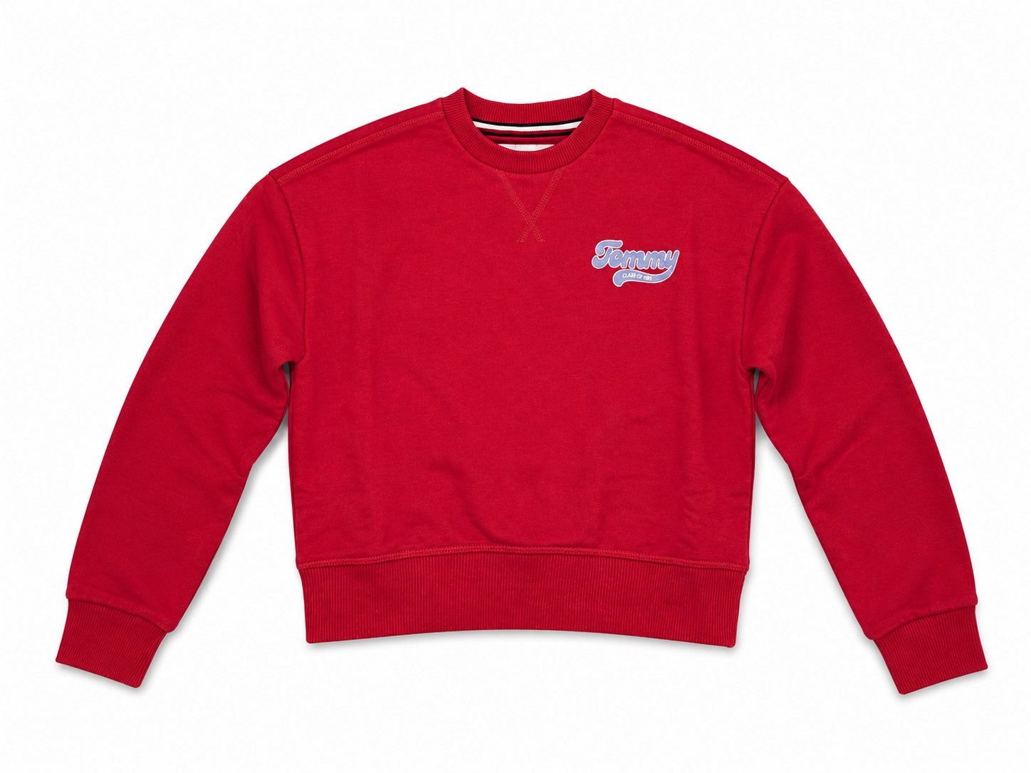 Tommy Hilfiger Girls Red Logo Sweatshirt
