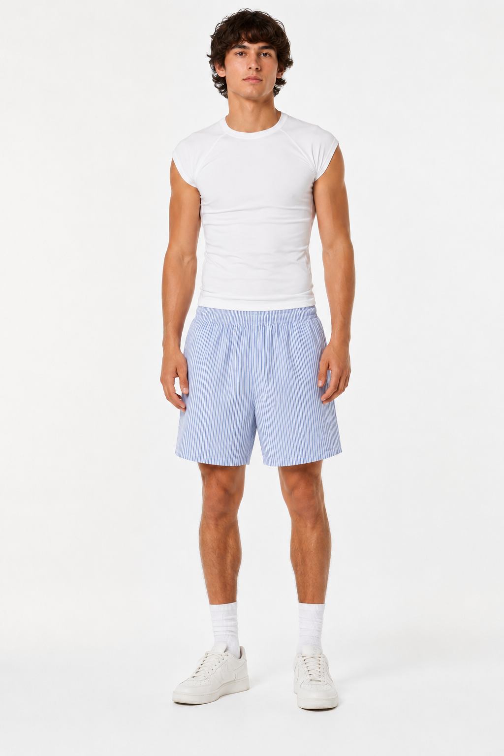 Men's Striped Cotton Boxer Shorts thumb 2