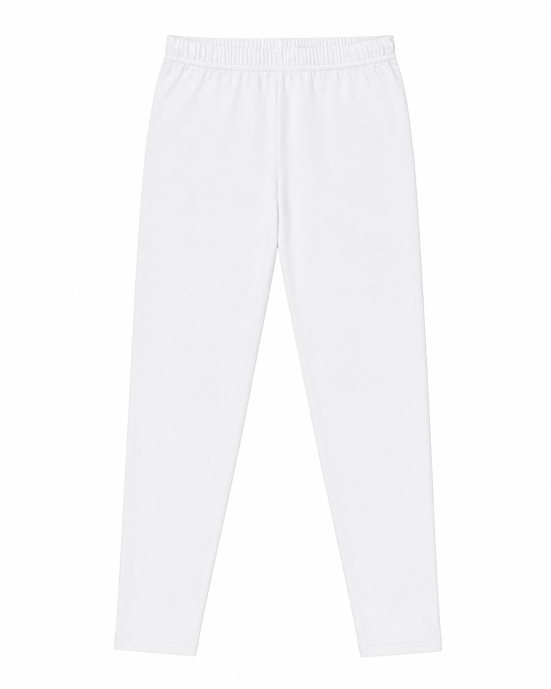 Women's White Pull-On Slim Pants