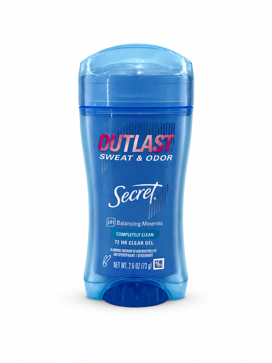 Secret Outlast Sweat & Odor Clear Gel Antiperspirant — Completely Clean