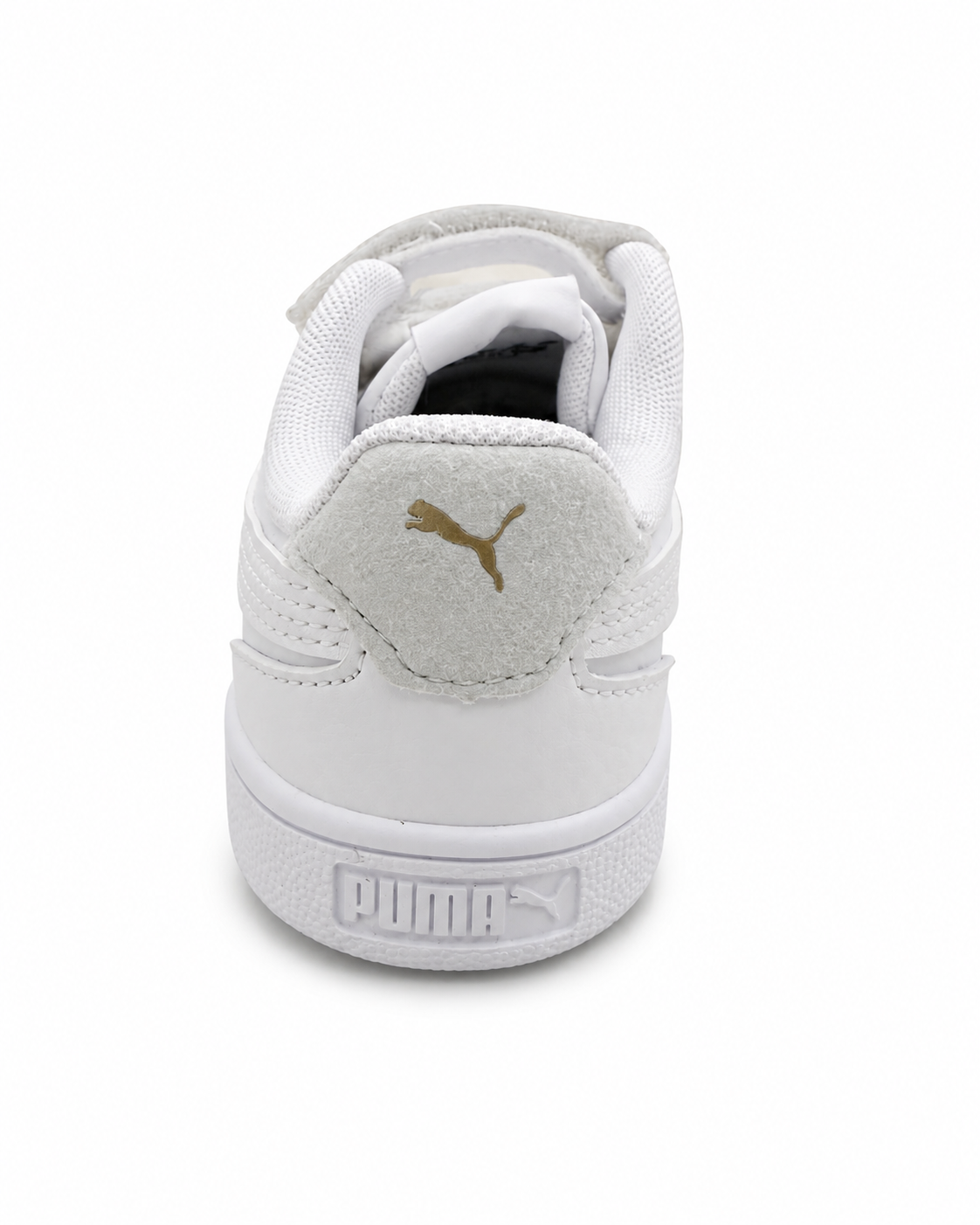 Puma Kids White Sneakers with Velcro Straps thumb 2