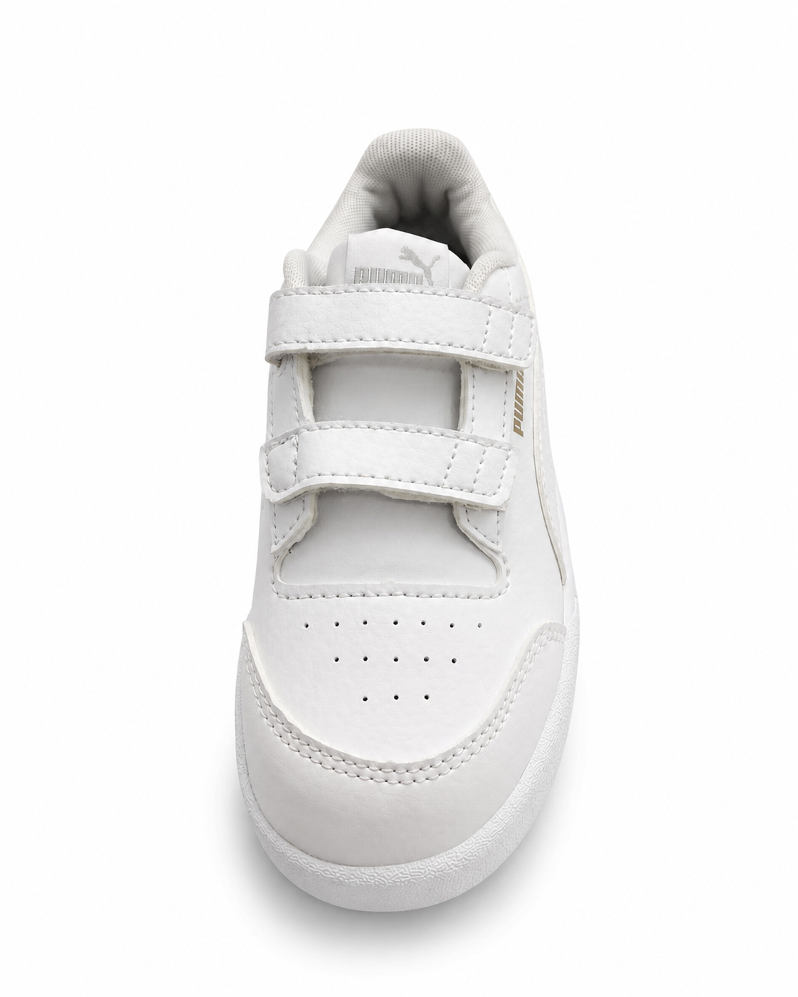 Puma Kids White Sneakers with Velcro Straps thumb 3