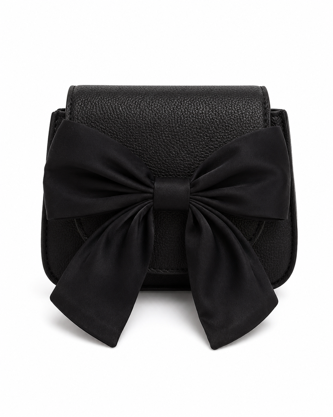 Black Mini Bow Crossbody Bag