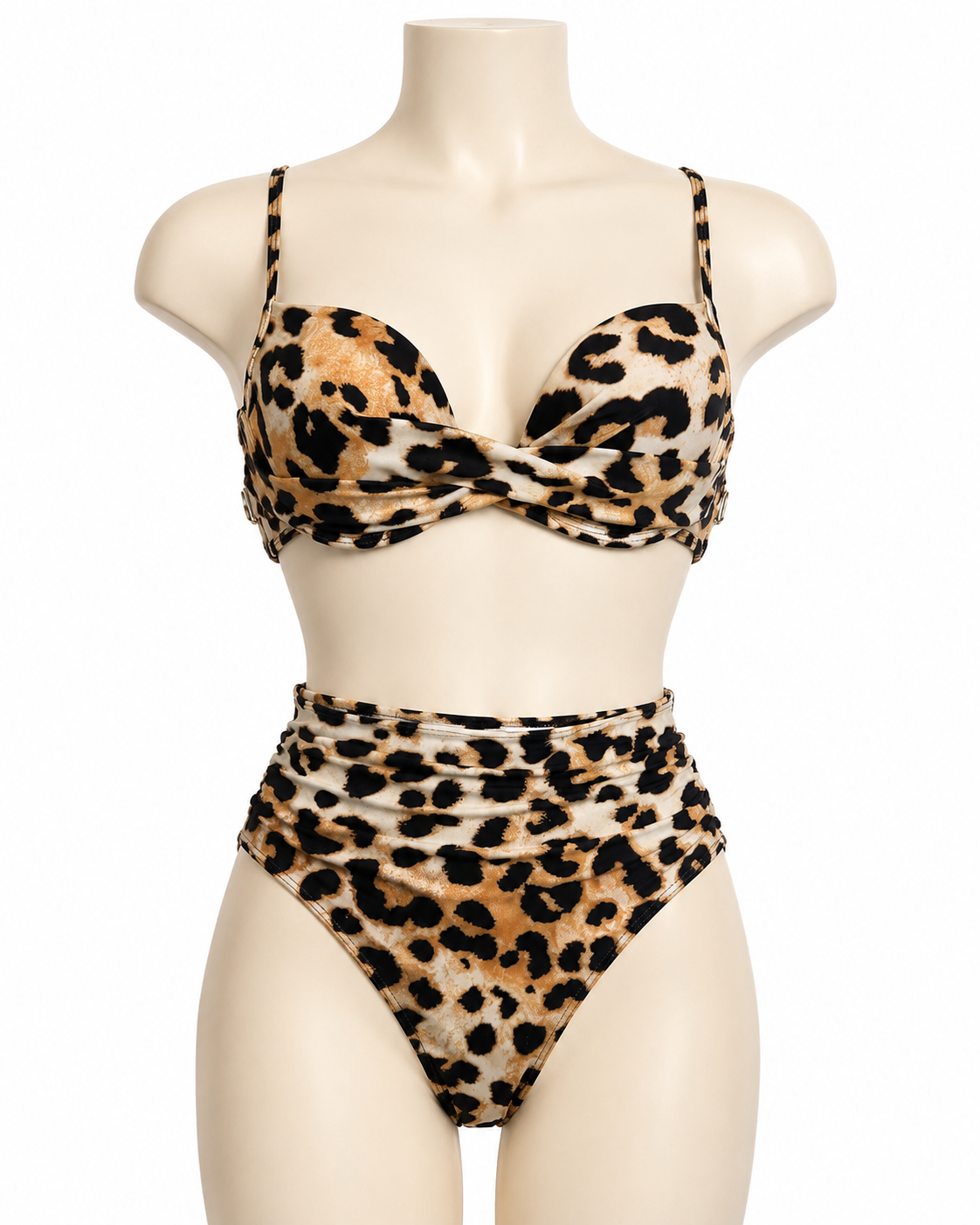Leopard Print Underwire Bikini Set thumb 2