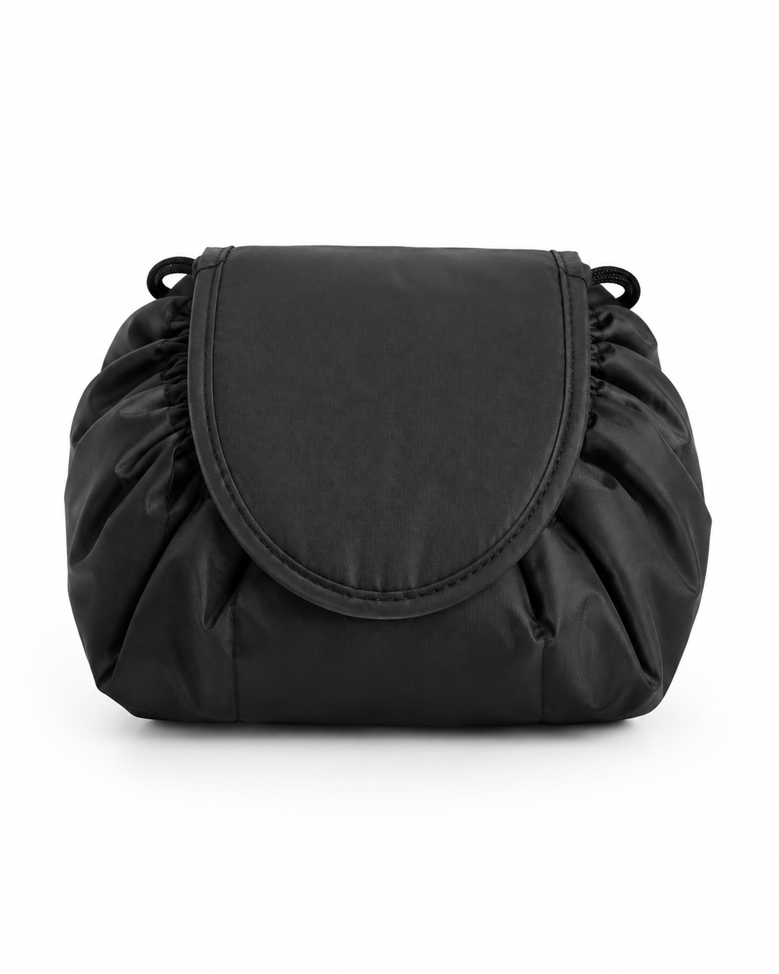 Black Drawstring Travel Shoe Bag