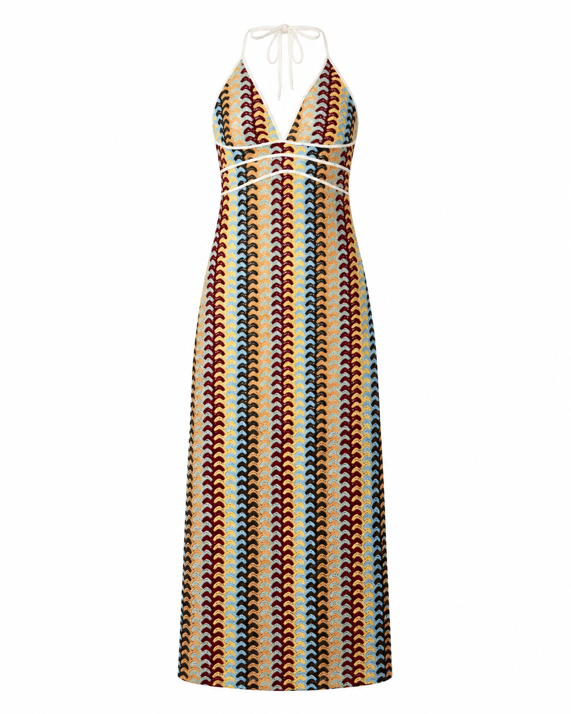 Women’s Crochet Halter Maxi Dress