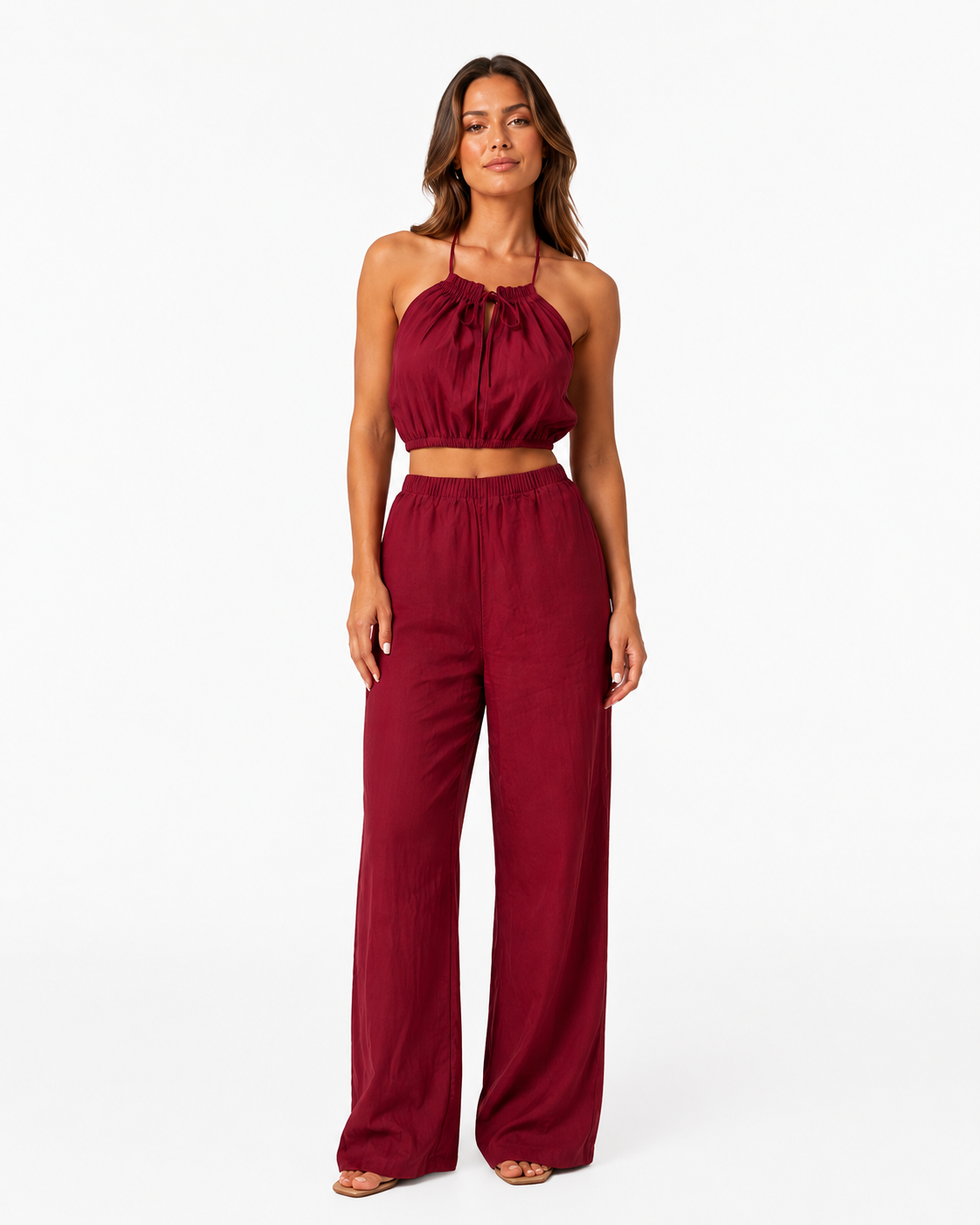 Women’s 2-Piece Halter Neck Summer Co-ord Set thumb 2