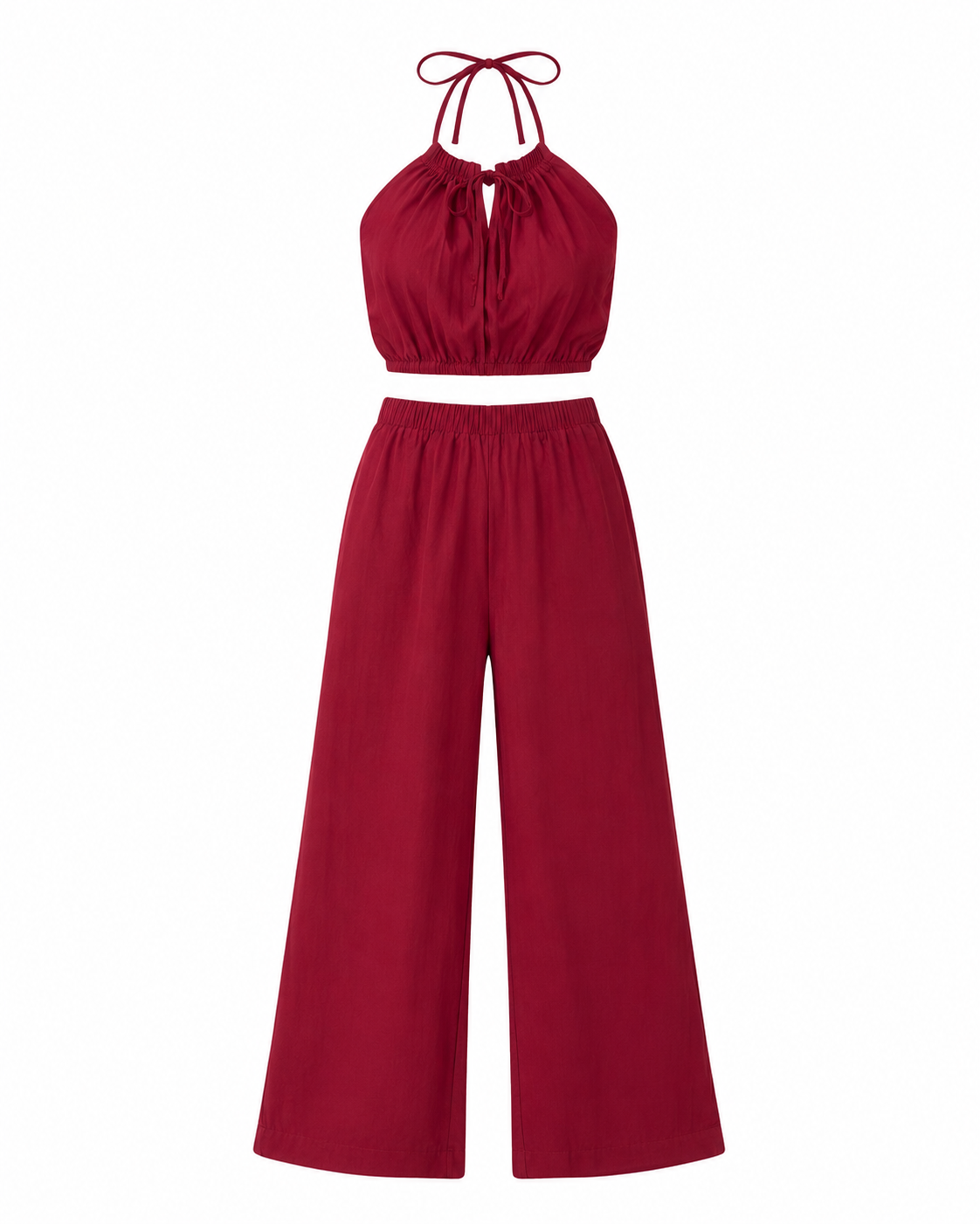 Women’s 2-Piece Halter Neck Summer Co-ord Set