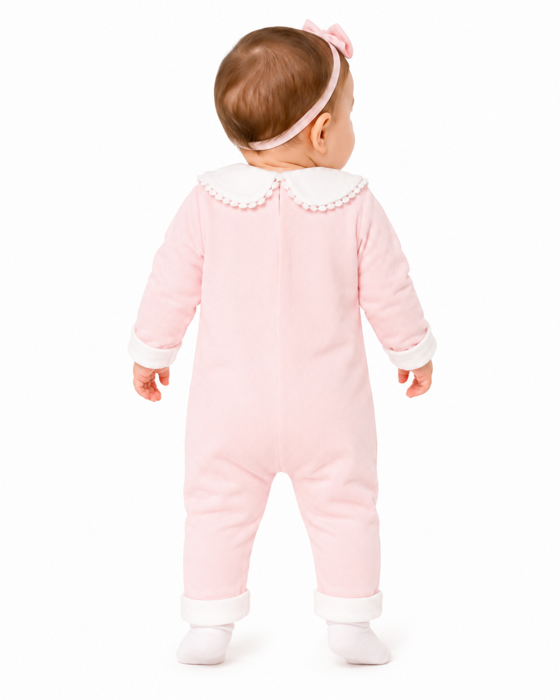 Baby Cherry Collar Romper thumb 3