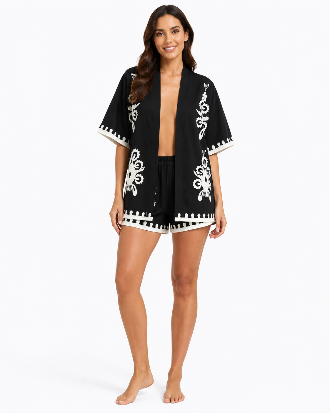 Floral Print Vacation Shorts Set thumb 2