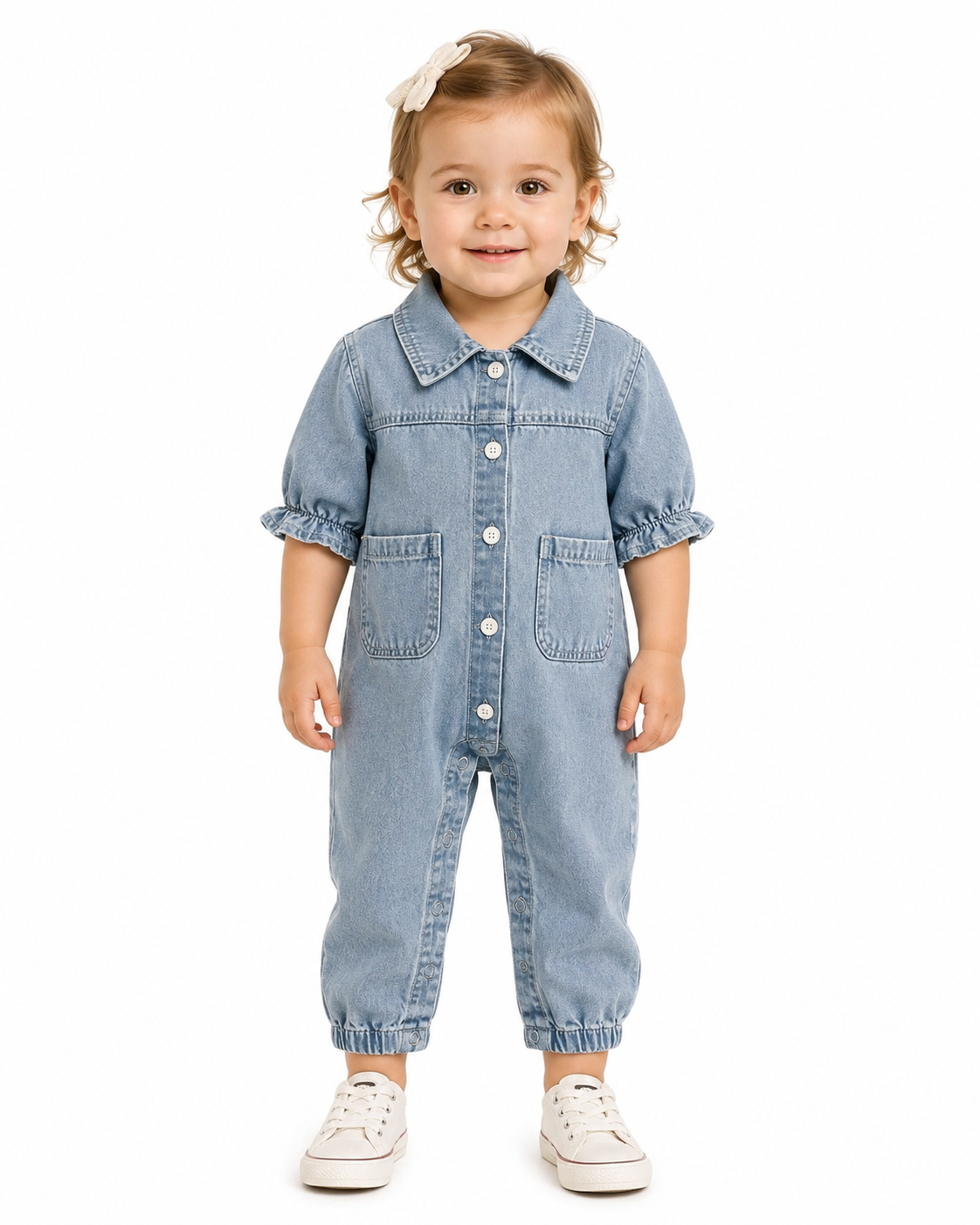 Baby Denim Romper / Jumpsuit thumb 2