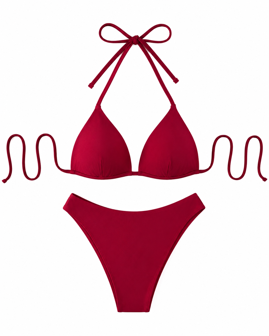 Padded String Bikini Set
