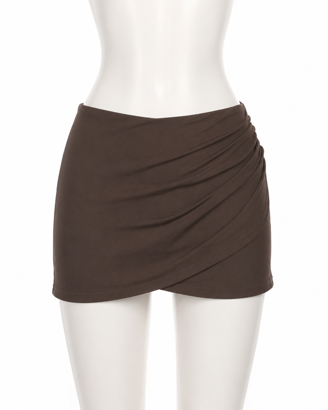 Women’s Ruched Wrap Mini Skirt thumb 2