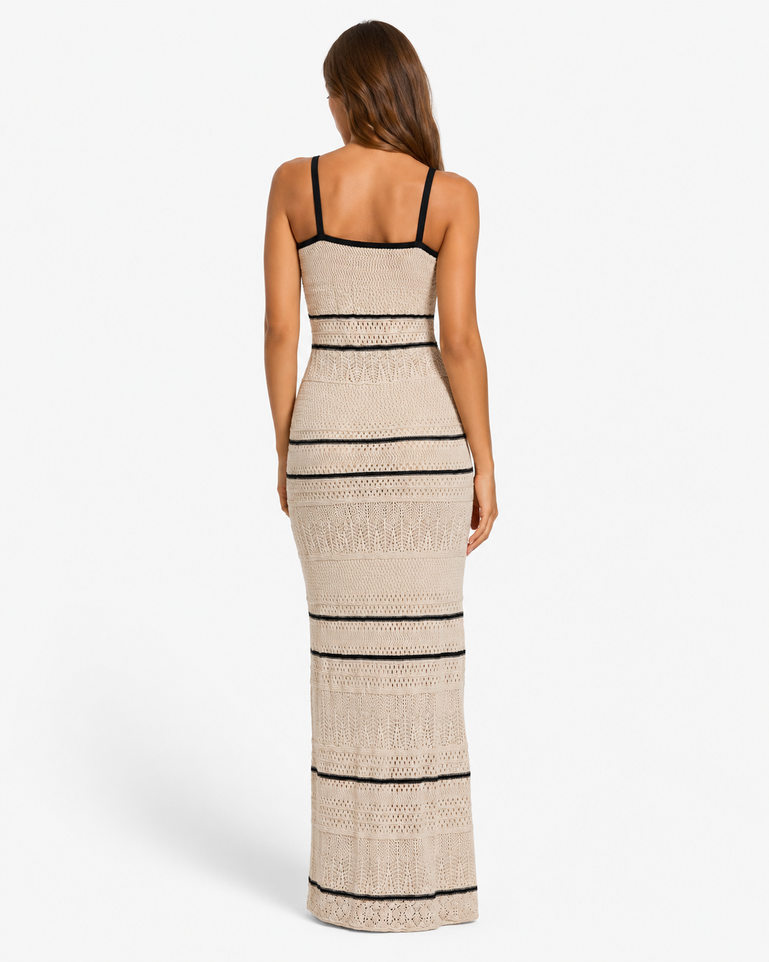 Women’s Crochet Knit Maxi Dress thumb 3