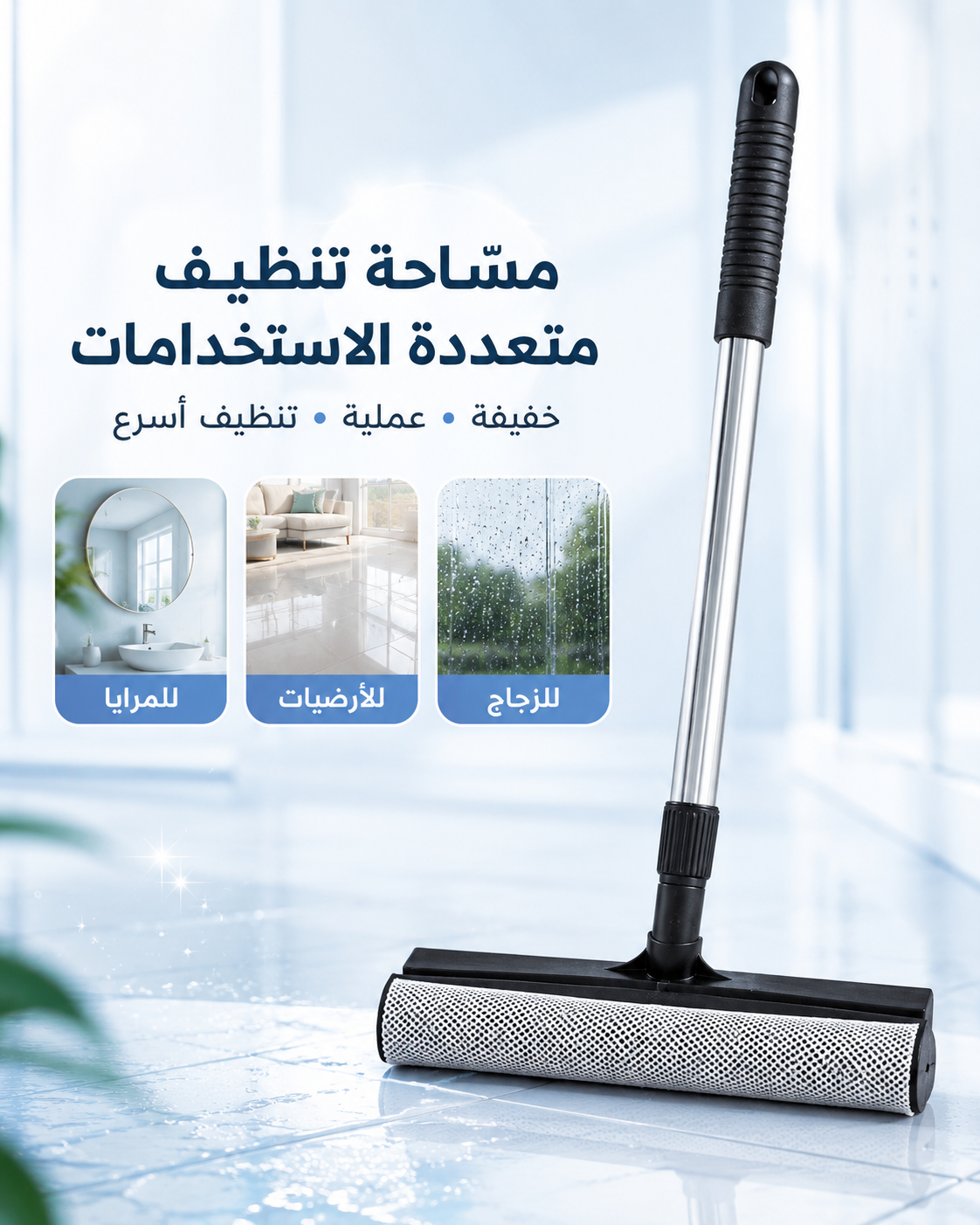 Window Cleaning Squeegee / Glass Wiper thumb 2