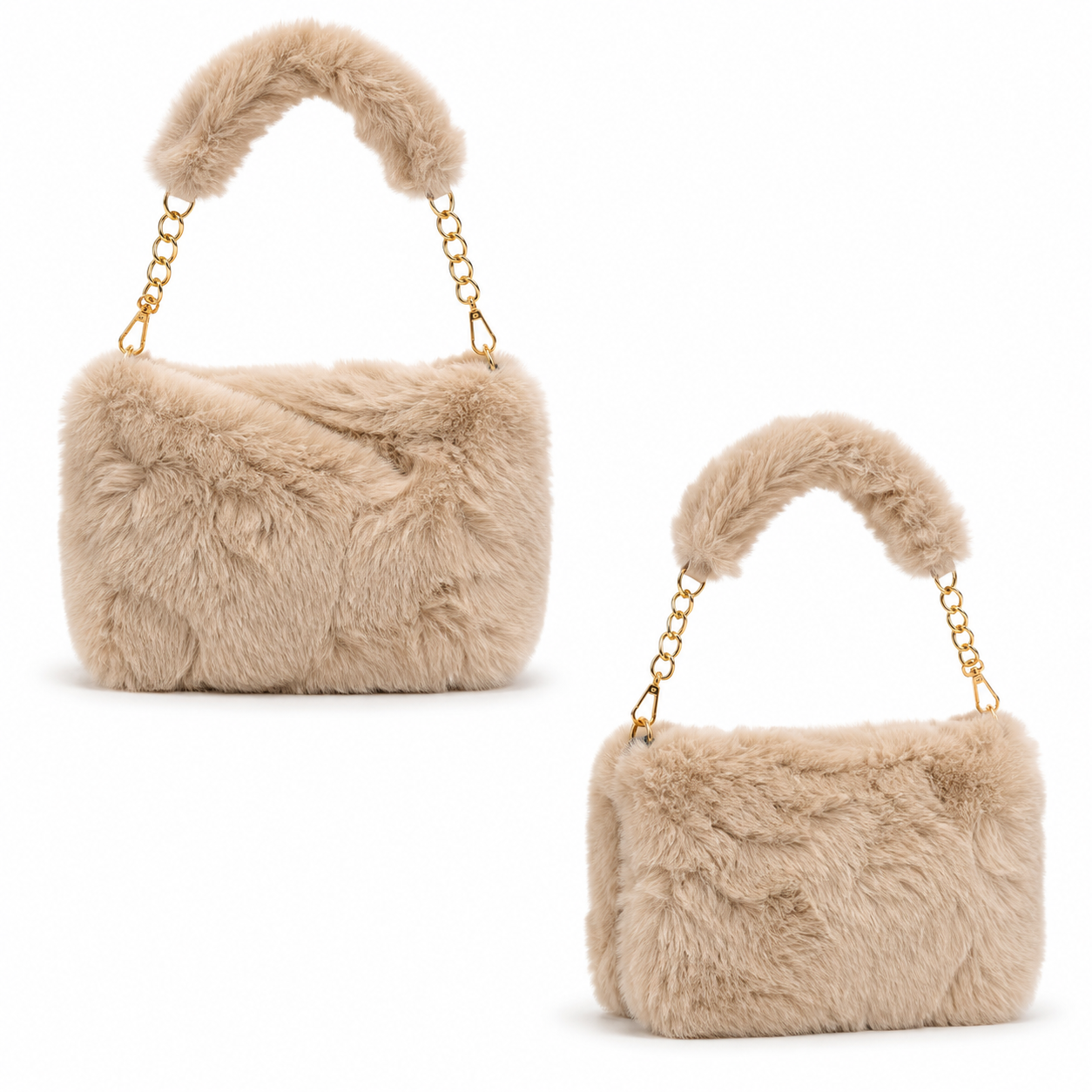 Faux Fur Mini Handbag / Shoulder Bag thumb 2