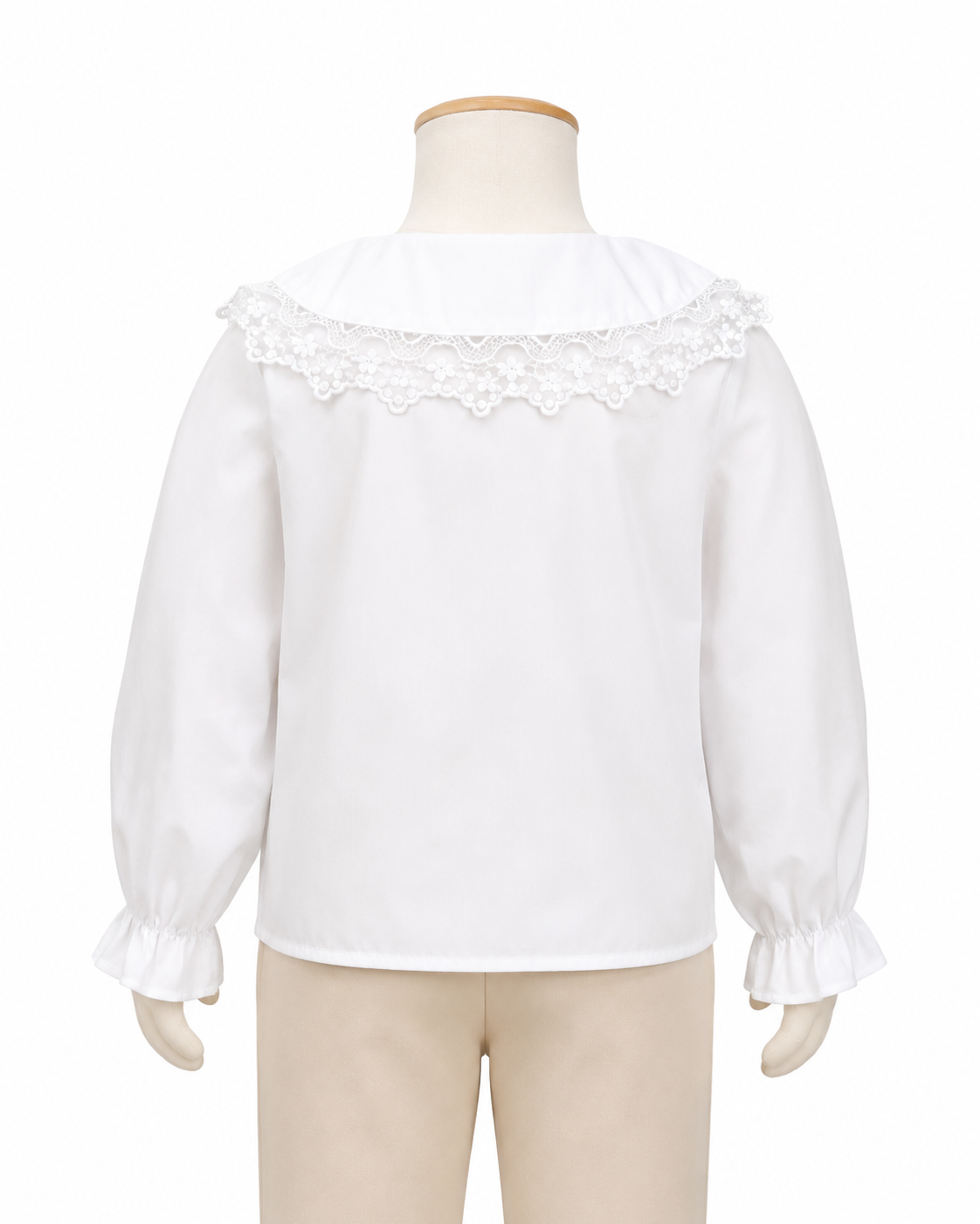 Baby Girls White Lace Collar Blouse thumb 3