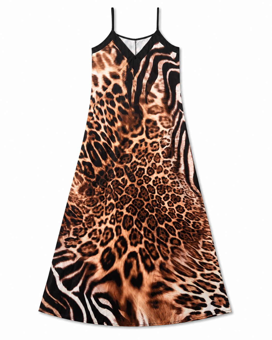 Women’s Animal Print Cami Maxi Dress