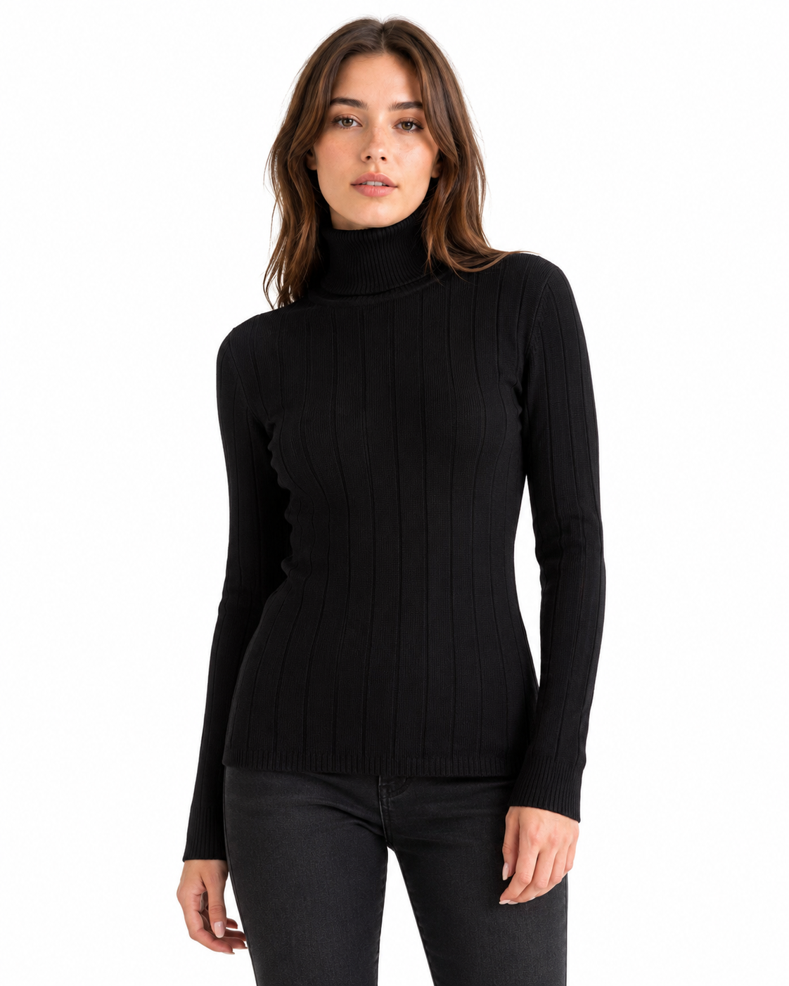 Women’s Ribbed Turtleneck Sweater thumb 4