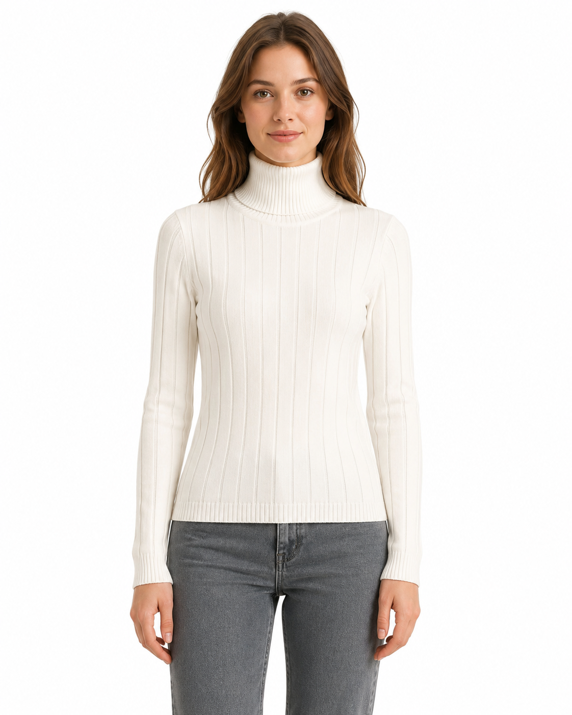 Women’s Ribbed Turtleneck Sweater thumb 8