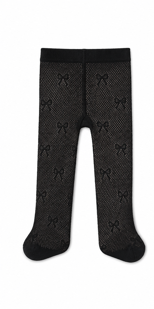 Baby Black Fishnet Knee High Socks
