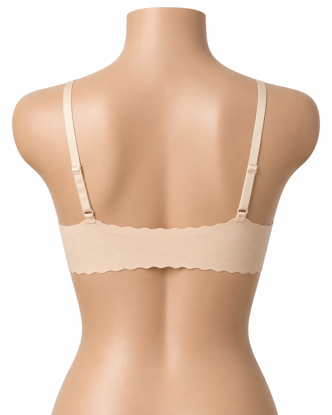 Women’s Apricot Scallop Strapless Bra thumb 3