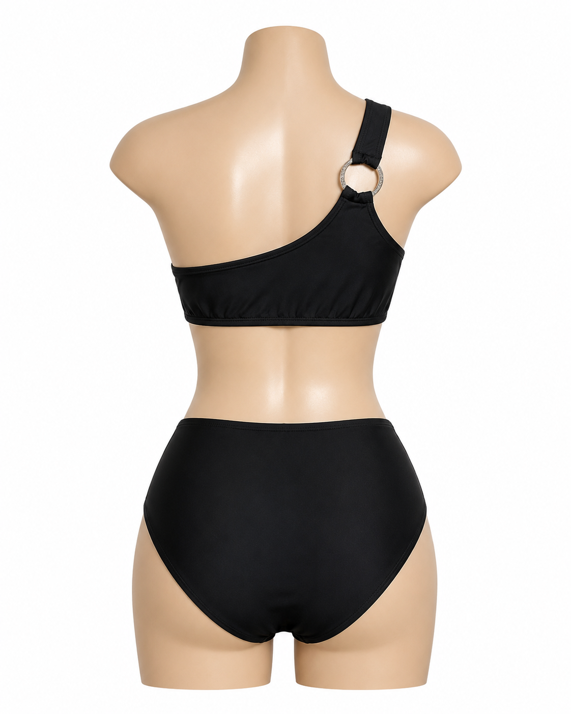 Women’s Black One Shoulder Bikini Set thumb 3