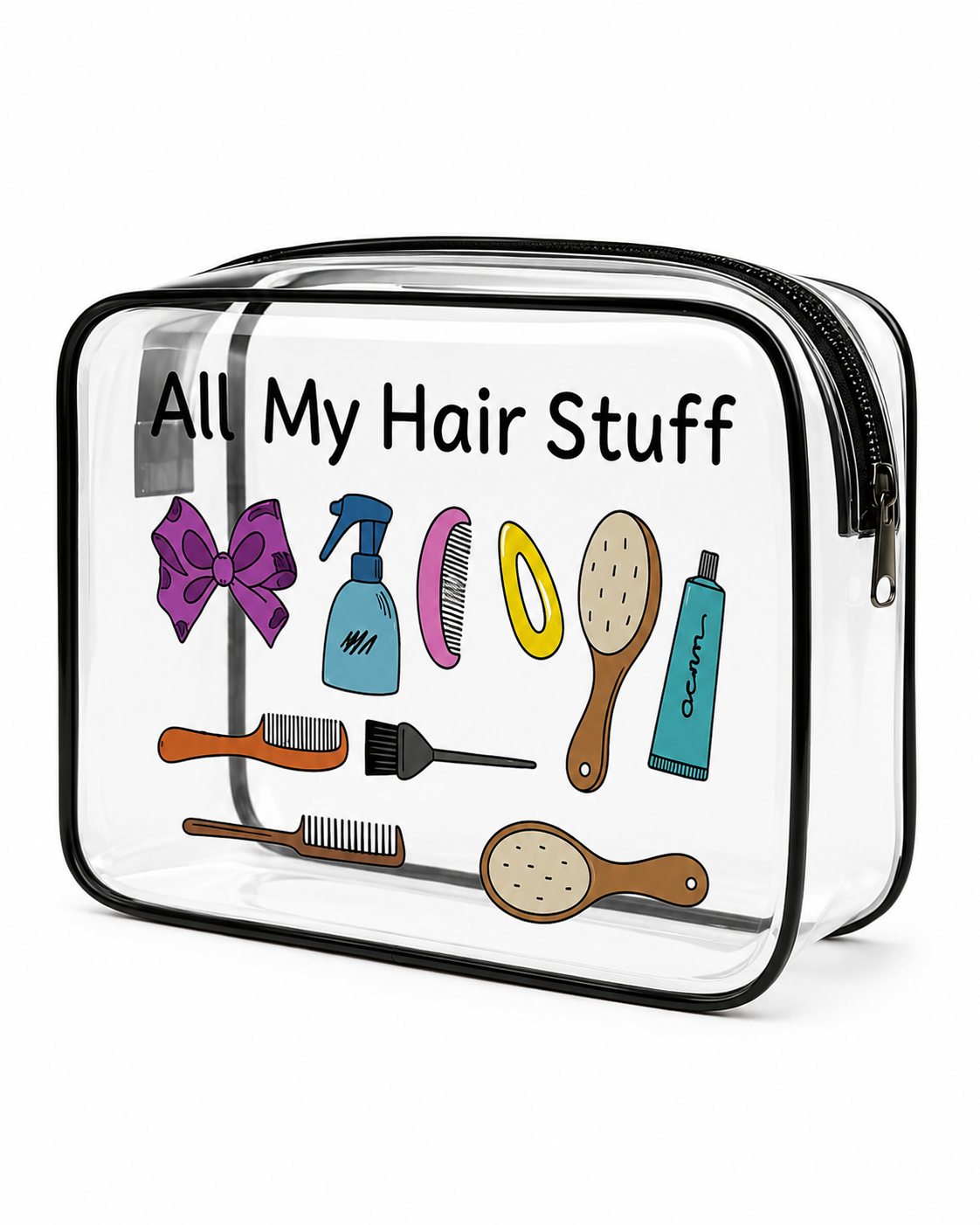 All My Hair Stuff PVC Travel Organizer Bag thumb 2