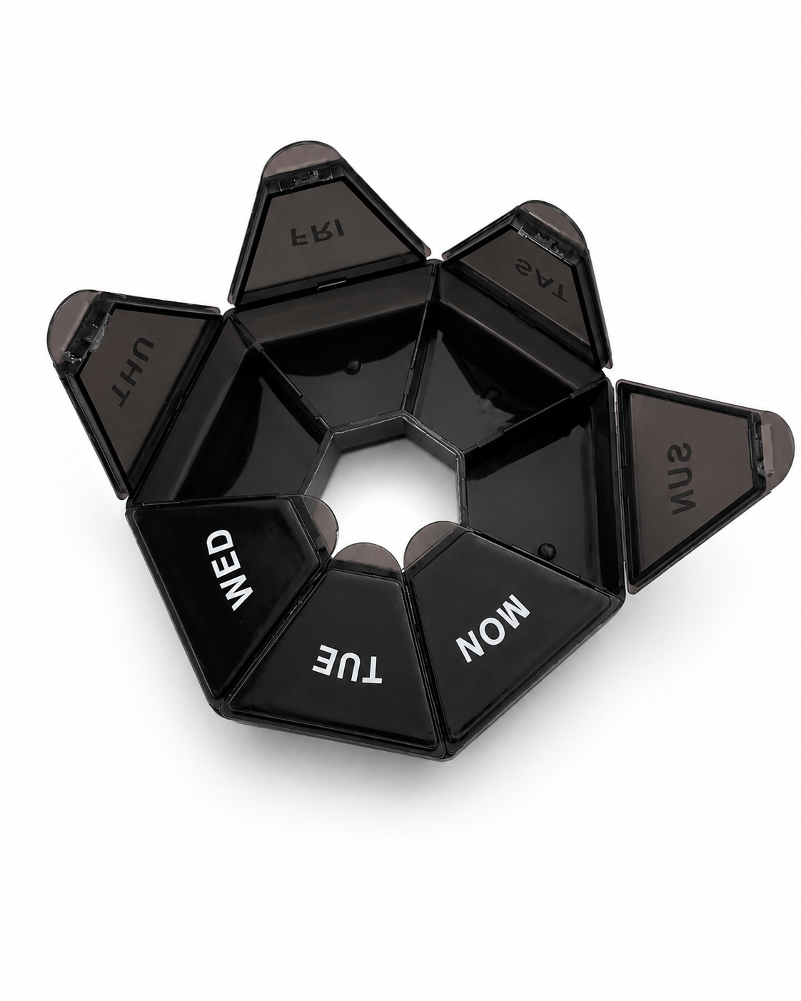 7-Day Weekly Pill Organizer Ring Box thumb 2
