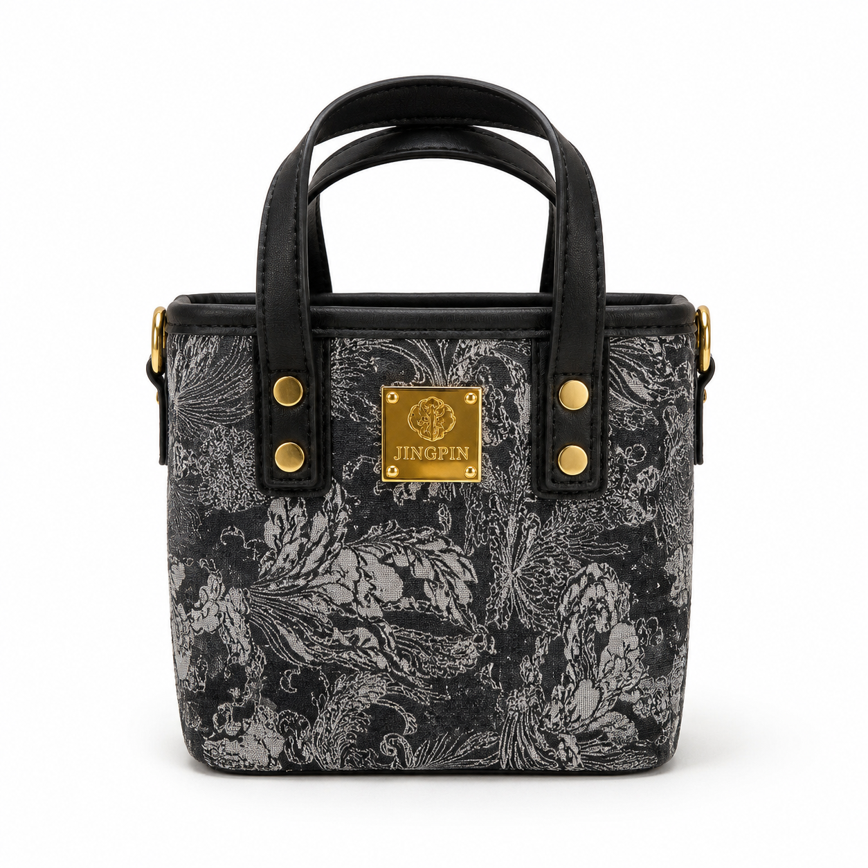 Mini Floral Print Tote Bag