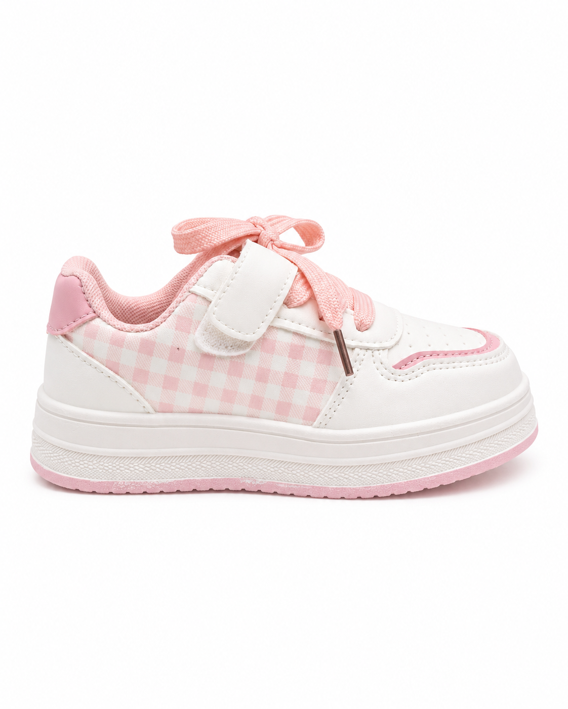 Girls Pink Bow Casual Sneakers thumb 2