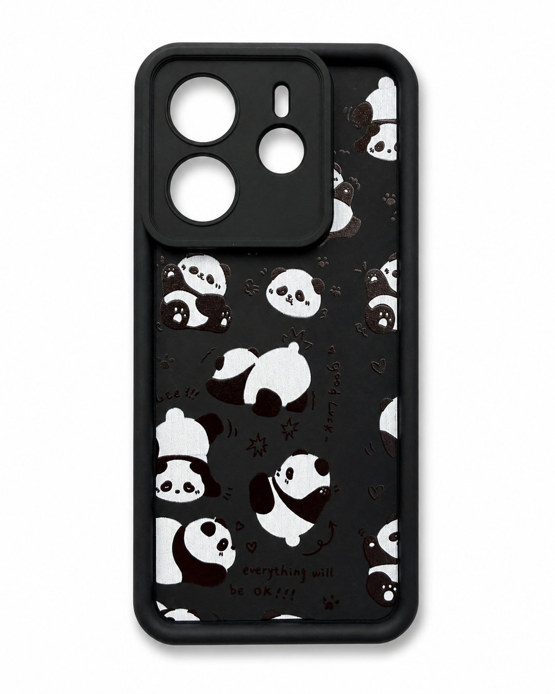 Panda Print Phone Case for Redmi Note 14 4G
