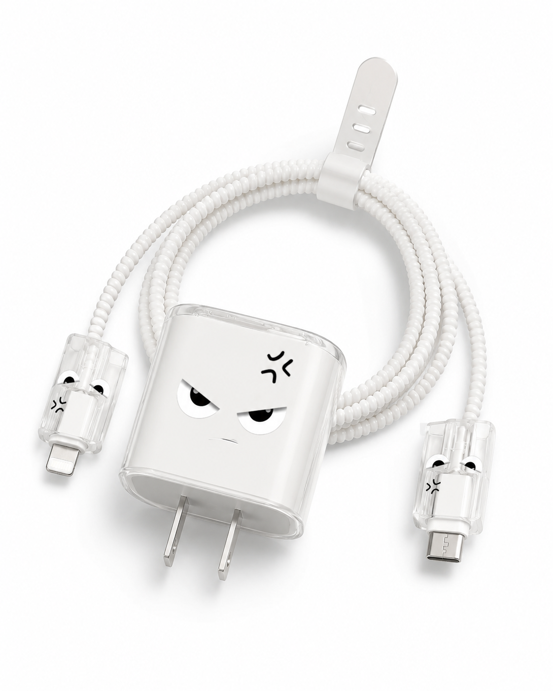 Cartoon Eye Charger Cover & Cable Protector Set thumb 2