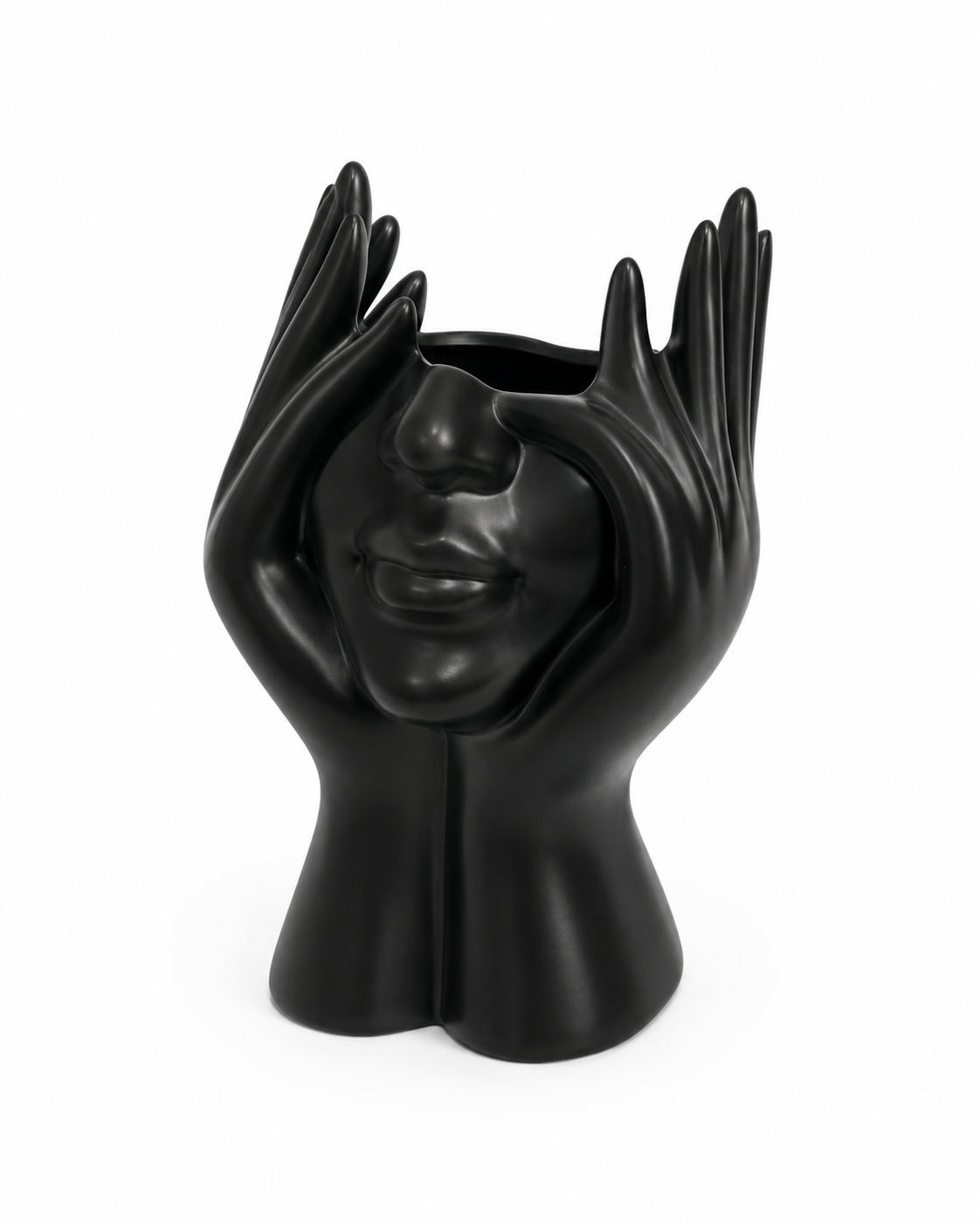 Plastic Face-Shaped Hand Pen Holder thumb 2