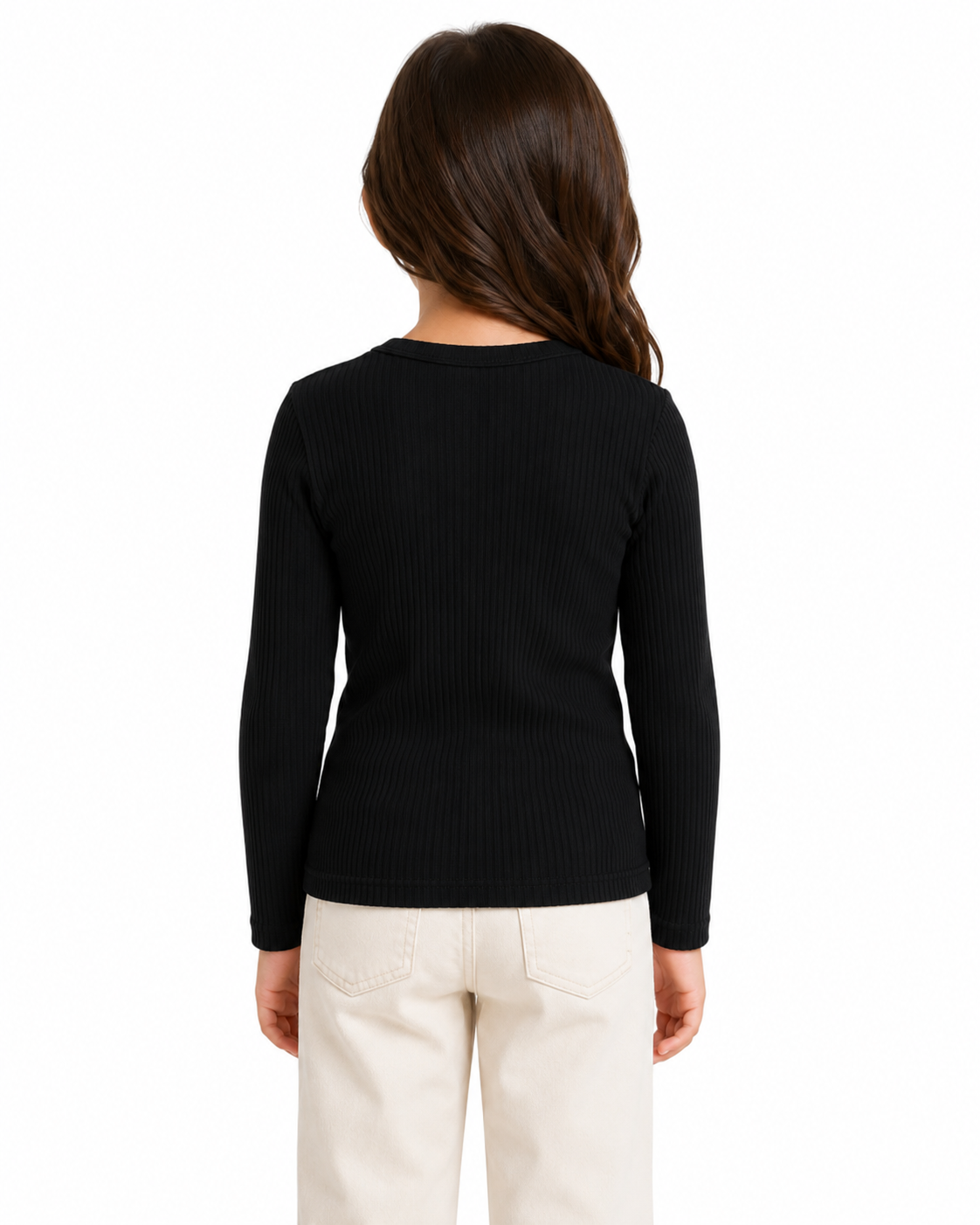 Baby Ribbed Long Sleeve Tops Set thumb 8