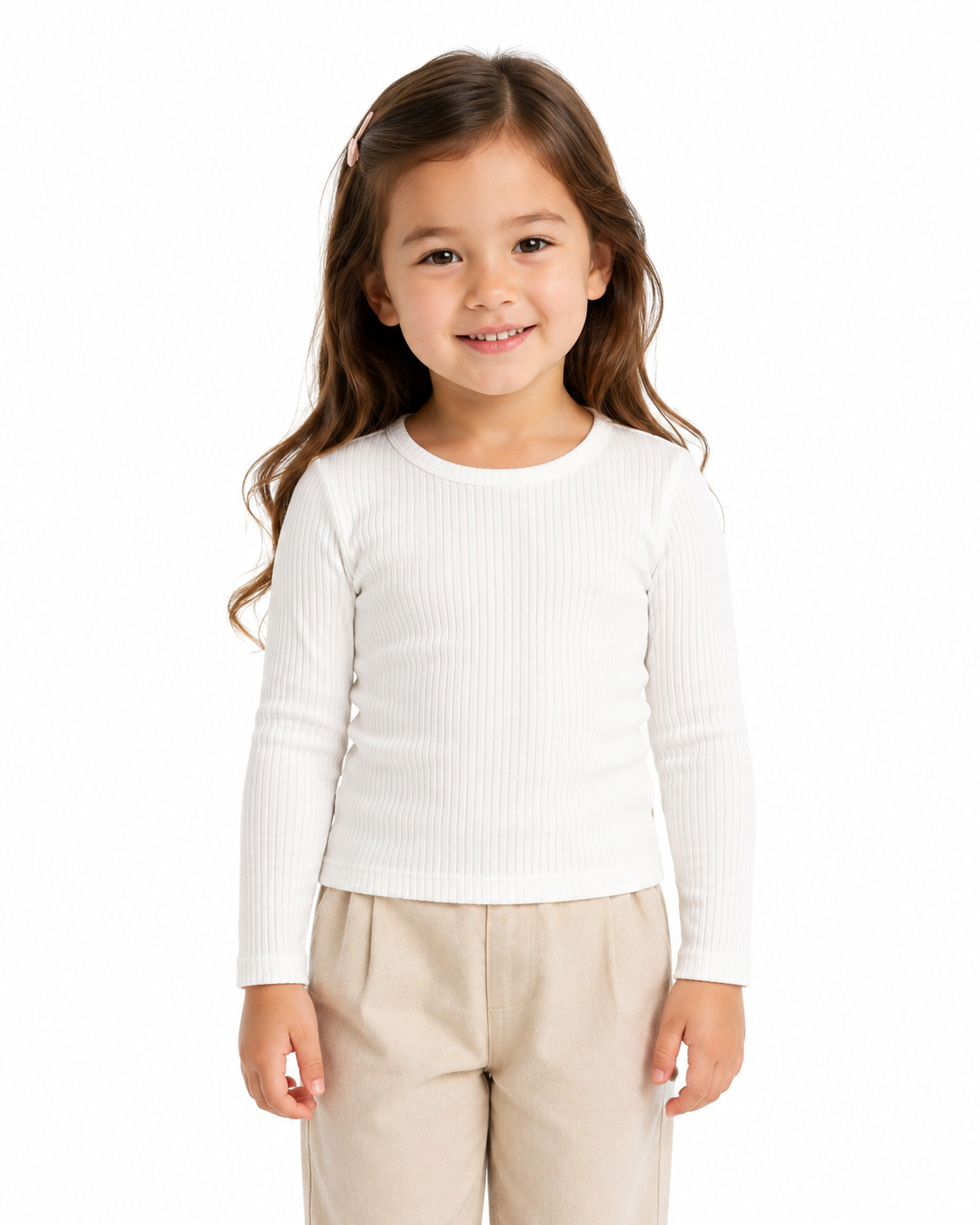 Baby Ribbed Long Sleeve Tops Set thumb 12