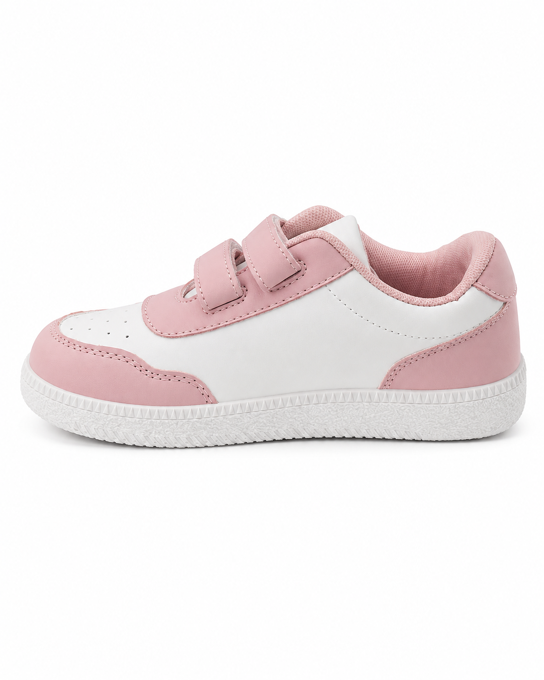 Kids Pink Velcro Casual Sneakers thumb 4