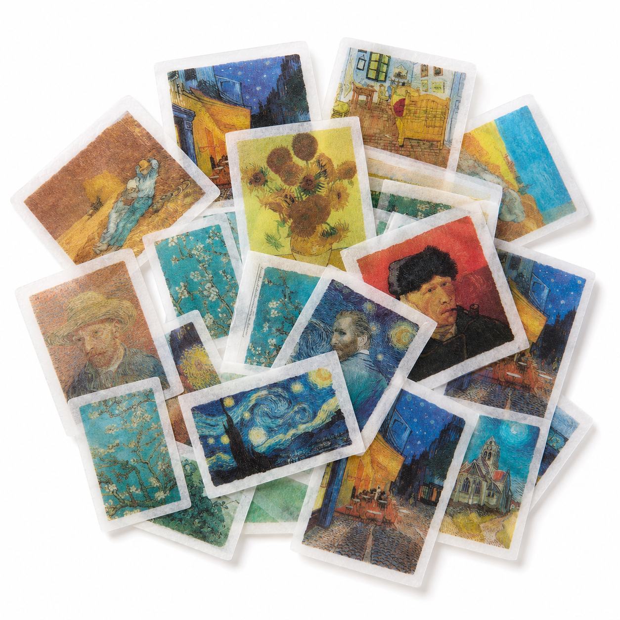 50pcs Vintage Art Washi Stickers thumb 2