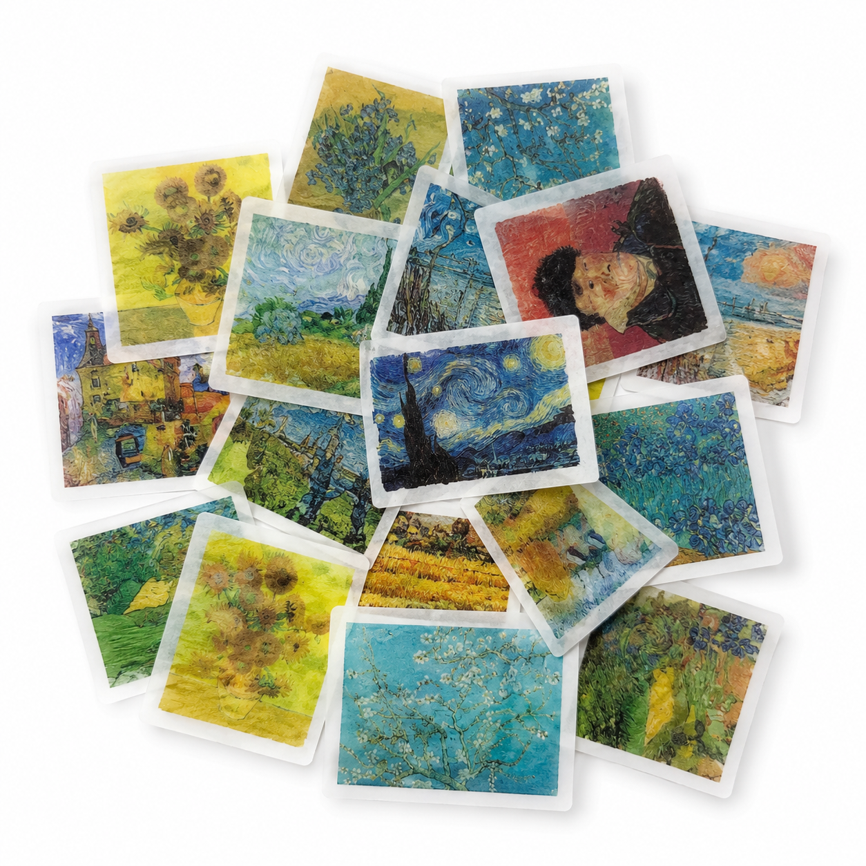 50pcs Vintage Art Washi Stickers