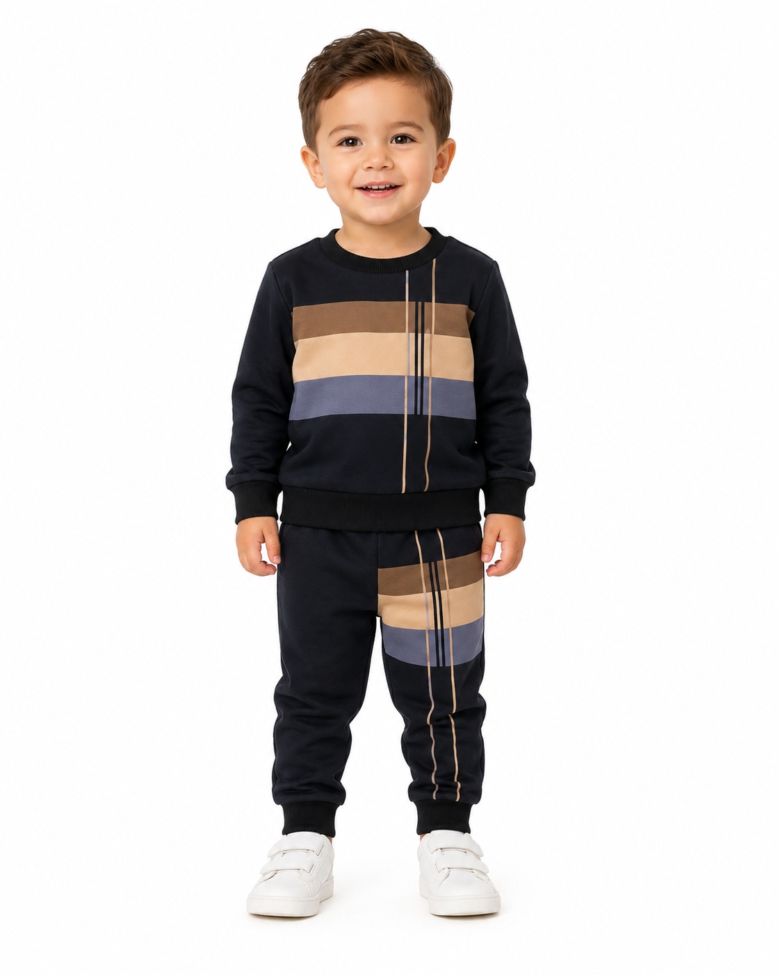 Baby Boys Printed Sweatshirt & Jogger Pants Set thumb 2