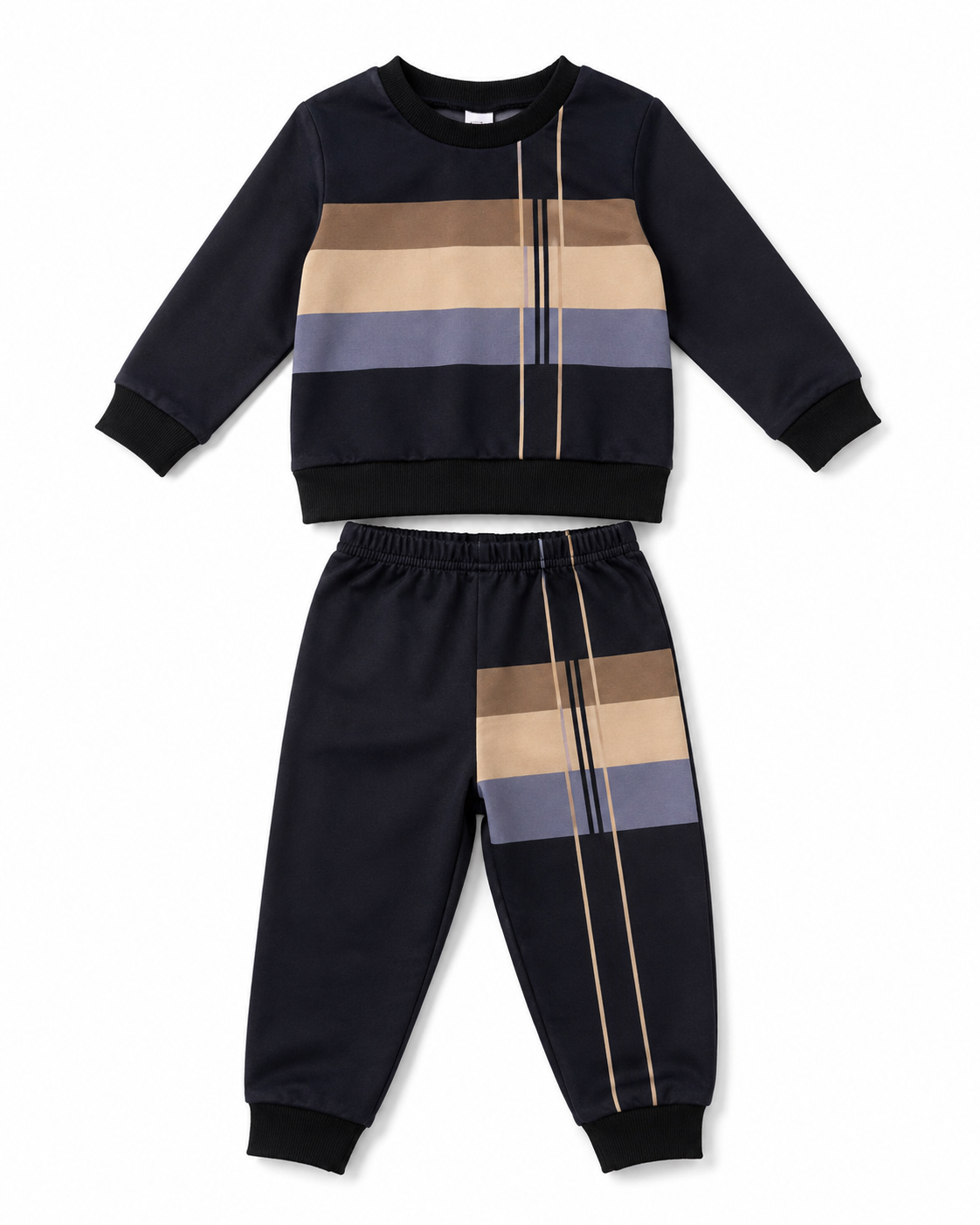 Baby Boys Printed Sweatshirt & Jogger Pants Set