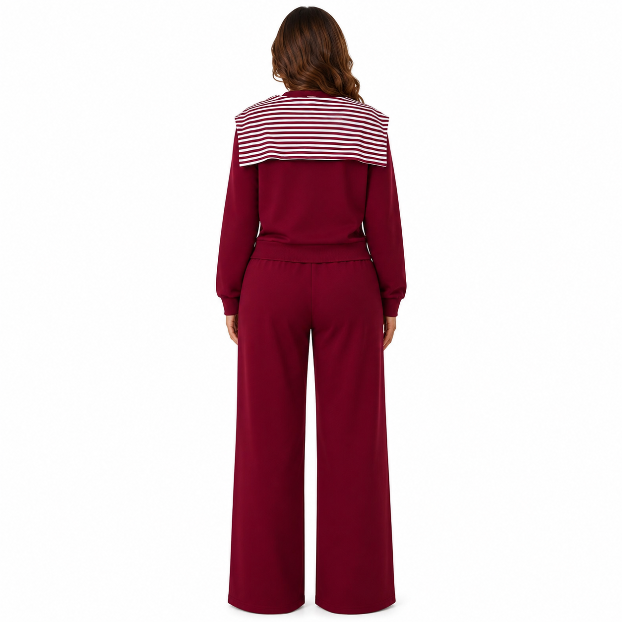 Older Kids 3pcs Burgundy Tracksuit Set thumb 3