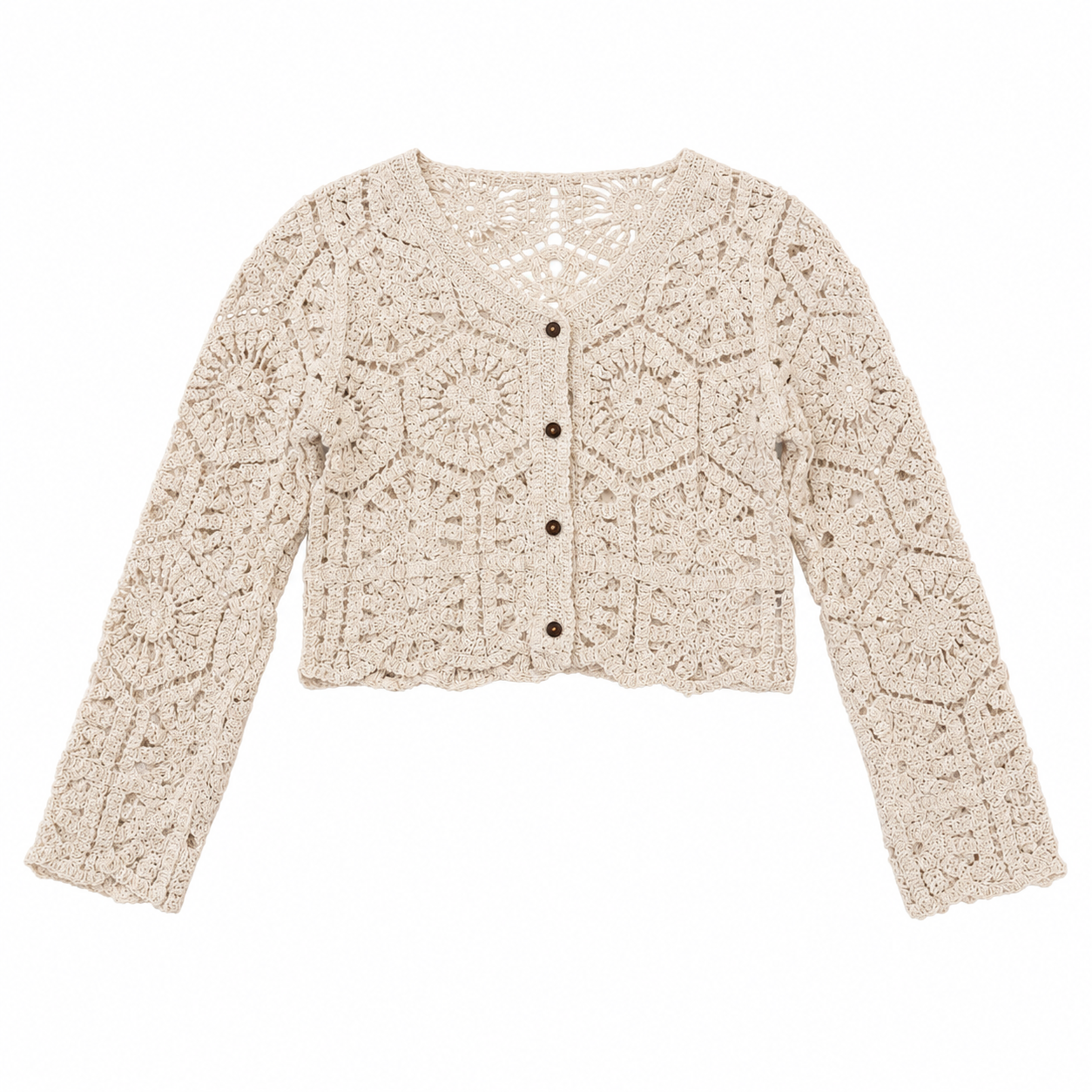 Women’s Crochet Knit Cardigan