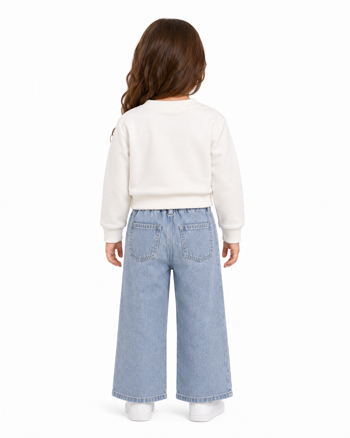 Baby Boys Cartoon Sweatshirt & Denim Pants Set thumb 3
