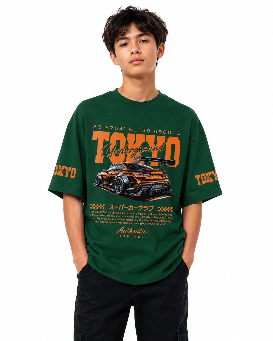 Teen Boys Tokyo Graphic Print T-Shirt thumb 2