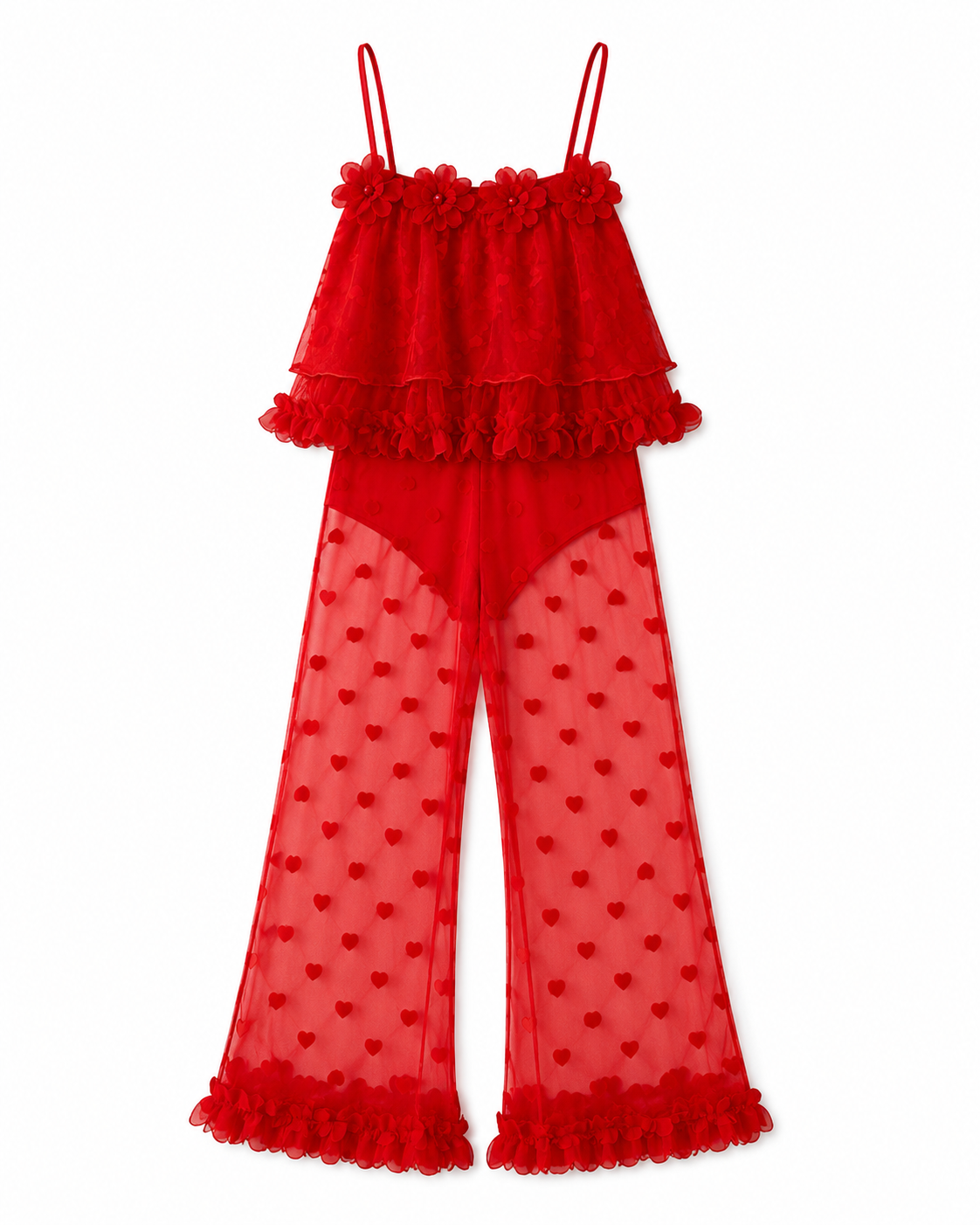 Women’s Mesh Pajama Set